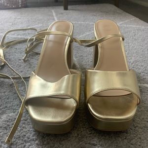 Urban Outfitters Lace Up Heels